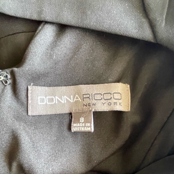 Donna Ricco little black dress / 8 - Picture 3 of 9
